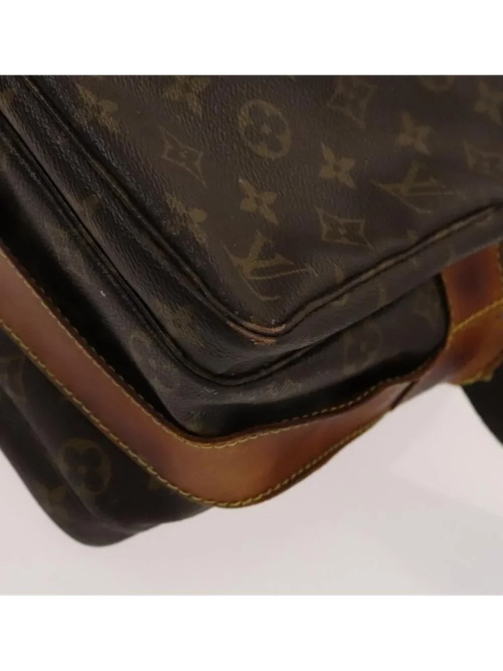 Authentic LOUIS VUITTON Monogram Naviglio Shoulder Bag SPO M50205 LV